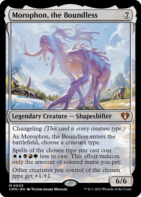 Magic the Gathering Card - Morophon, the Boundless - MTG Circle