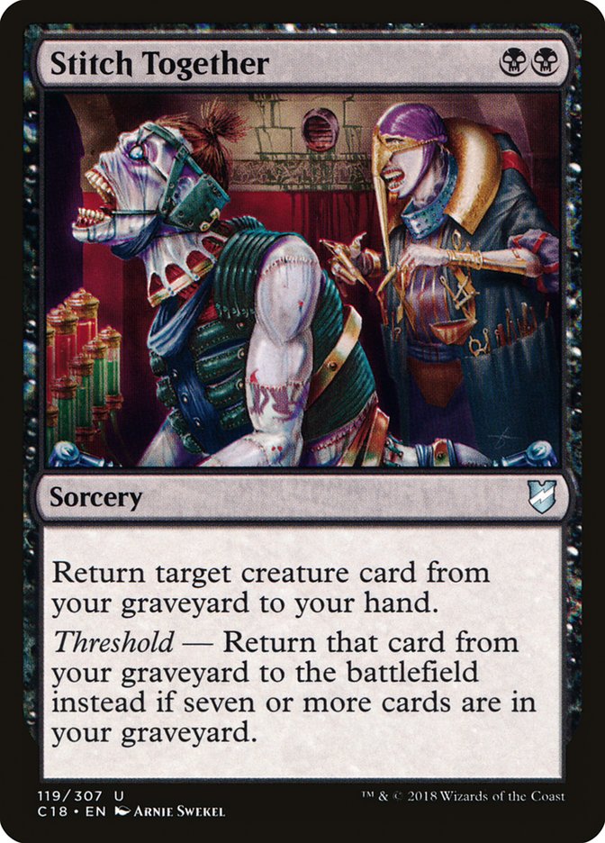 Magic the Gathering Card - Stitch Together - MTG Circle