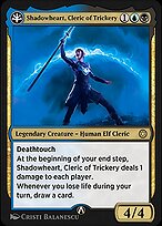 Magic the Gathering Card - Shadowheart, Cleric of Trickery - MTG Circle