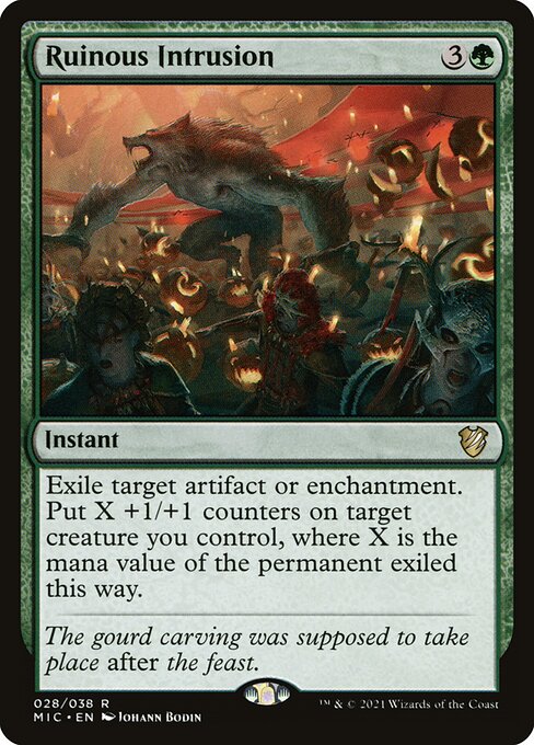 Magic the Gathering Card - Ruinous Intrusion - MTG Circle