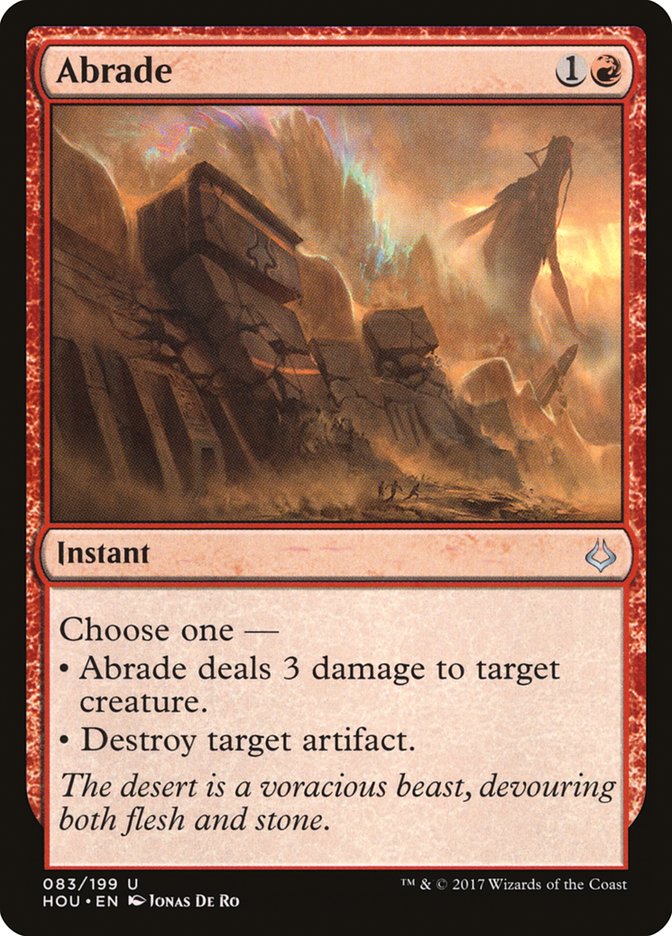 Magic the Gathering Card - Abrade - MTG Circle