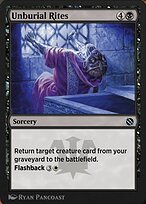 Magic the Gathering Card - Unburial Rites - MTG Circle