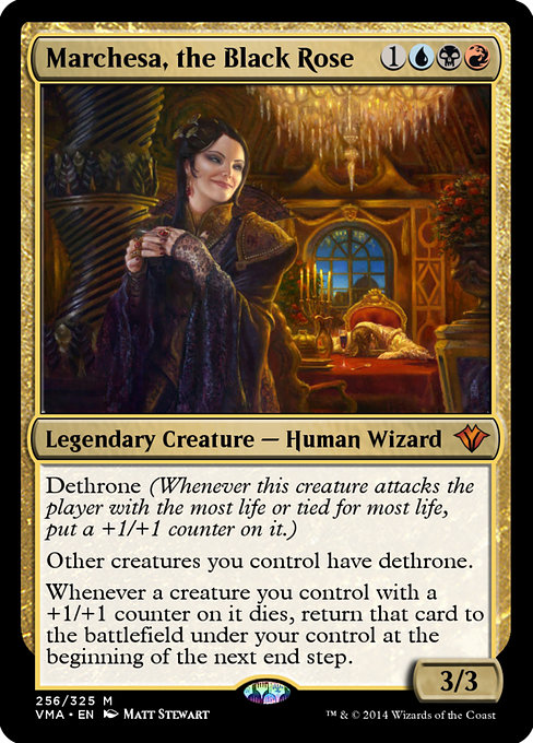 Magic the Gathering Card - Marchesa, the Black Rose - MTG Circle