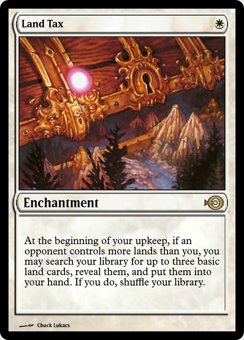 Magic the Gathering Card - Land Tax - MTG Circle