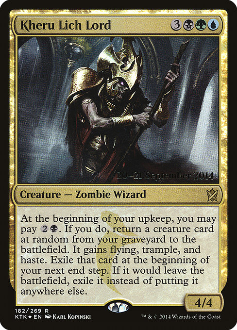 Magic the Gathering Card - Kheru Lich Lord - MTG Circle