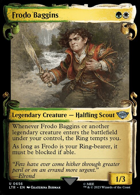 Magic the Gathering Card - Frodo Baggins - MTG Circle