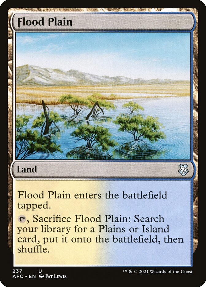 Magic the Gathering Card - Flood Plain - MTG Circle