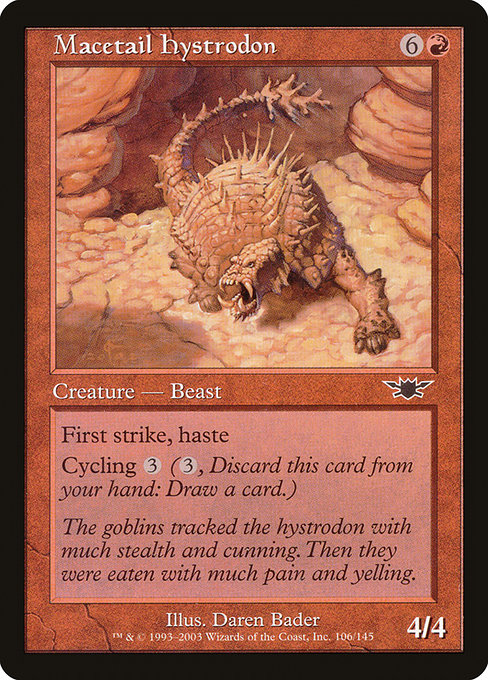 Magic the Gathering Card - Macetail Hystrodon - MTG Circle
