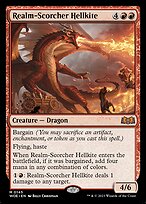 Magic the Gathering Card - Realm-Scorcher Hellkite - MTG Circle