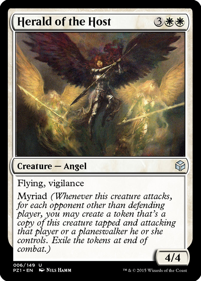 Magic the Gathering Card - Herald of the Host - MTG Circle
