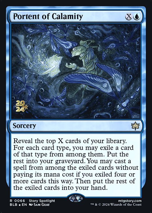 Magic the Gathering Card - Portent of Calamity - MTG Circle