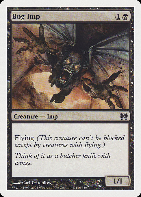 Magic the Gathering Card - Bog Imp - MTG Circle