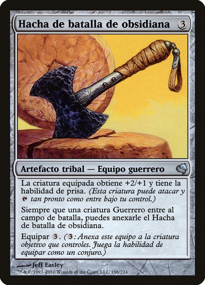 Magic the Gathering Card - Obsidian Battle-Axe - MTG Circle