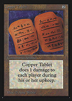 Magic the Gathering Card - Copper Tablet - MTG Circle