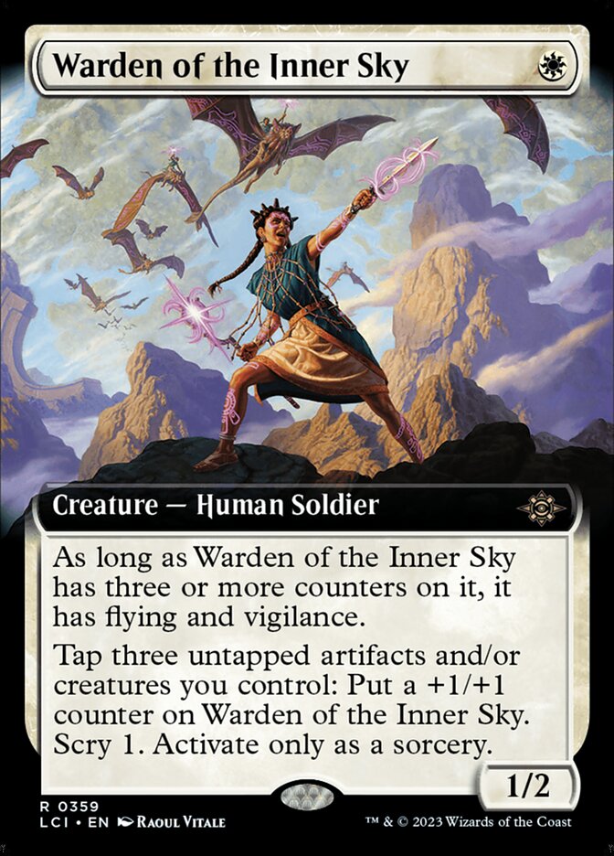 Magic the Gathering Card - Warden of the Inner Sky - MTG Circle