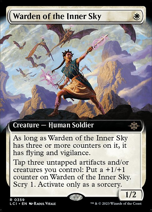 Magic the Gathering Card - Warden of the Inner Sky - MTG Circle