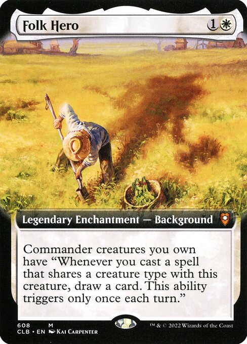 Magic the Gathering Card - Folk Hero - MTG Circle