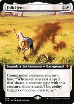 Magic the Gathering Card - Folk Hero - MTG Circle