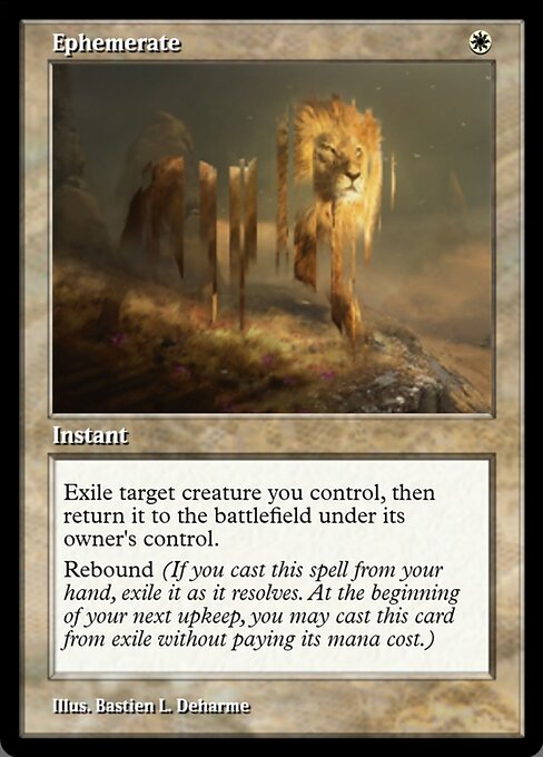 Magic the Gathering Card - Ephemerate - MTG Circle