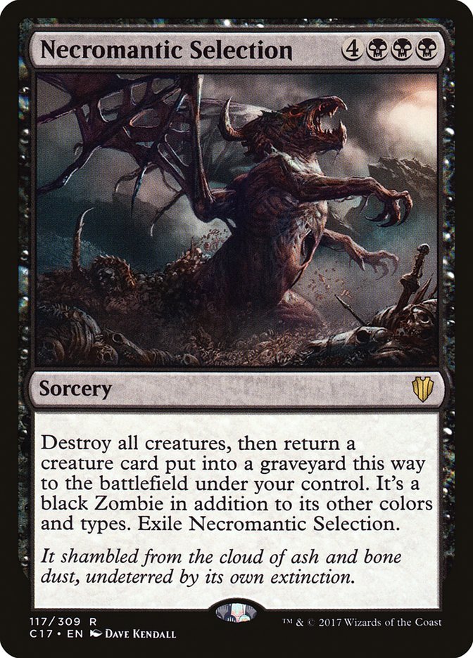 Magic the Gathering Card - Necromantic Selection - MTG Circle