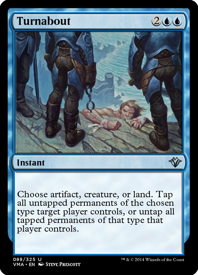 Magic the Gathering Card - Turnabout - MTG Circle