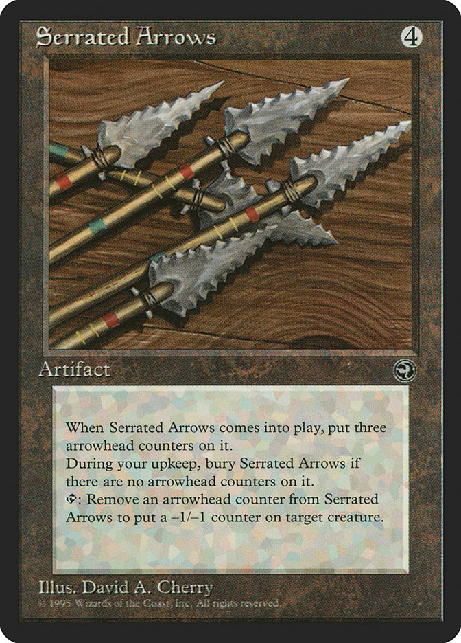 Magic the Gathering Card - Serrated Arrows - MTG Circle