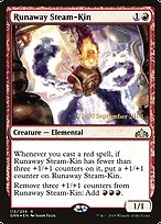 Magic the Gathering Card - Runaway Steam-Kin - MTG Circle