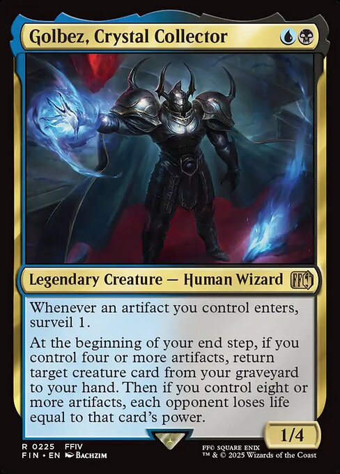 Magic the Gathering Card - Golbez, Crystal Collector - MTG Circle