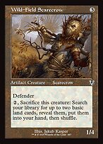 Magic the Gathering Card - Wild-Field Scarecrow - MTG Circle