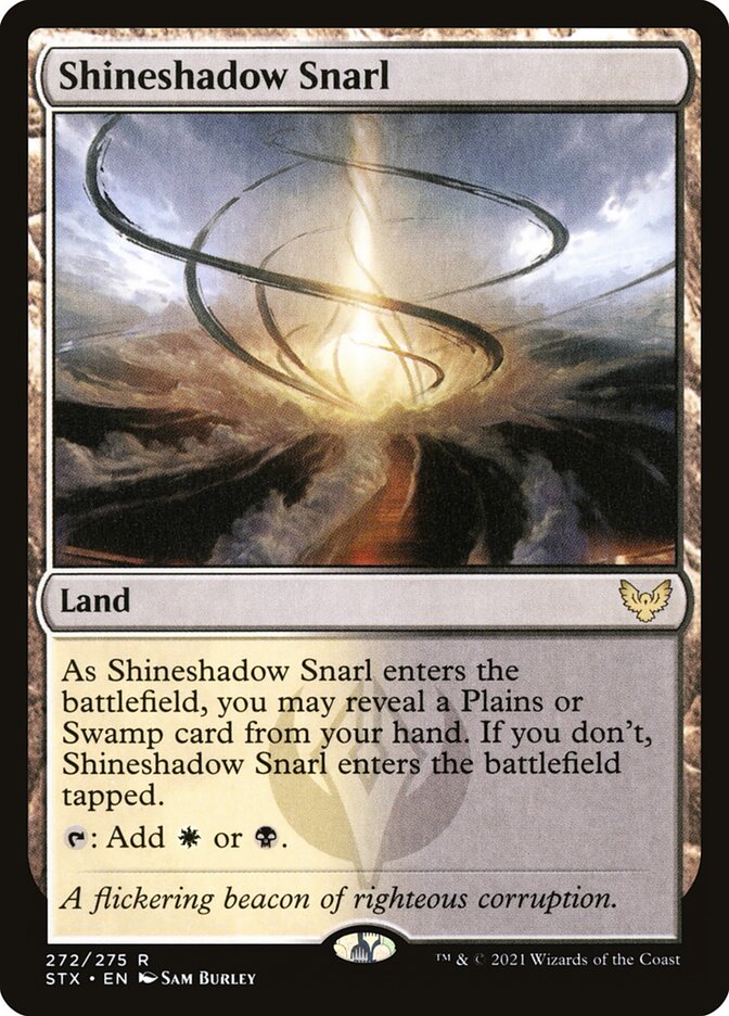 Magic the Gathering Card - Shineshadow Snarl - MTG Circle