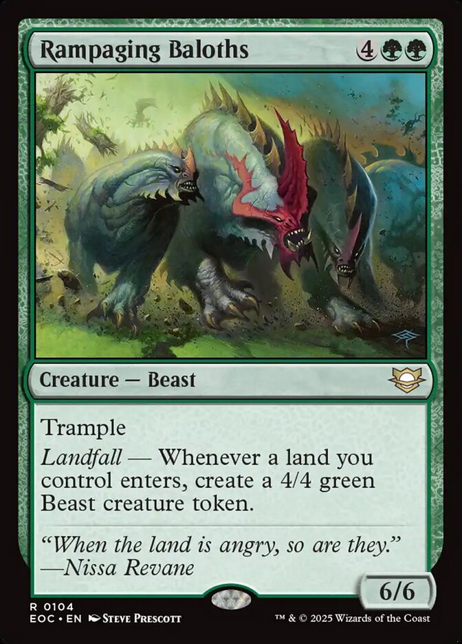 Magic the Gathering Card - Rampaging Baloths - MTG Circle