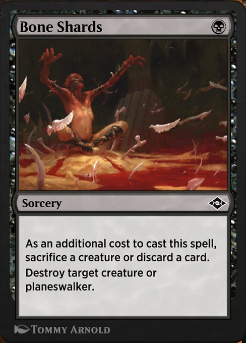 Magic the Gathering Card - Bone Shards - MTG Circle