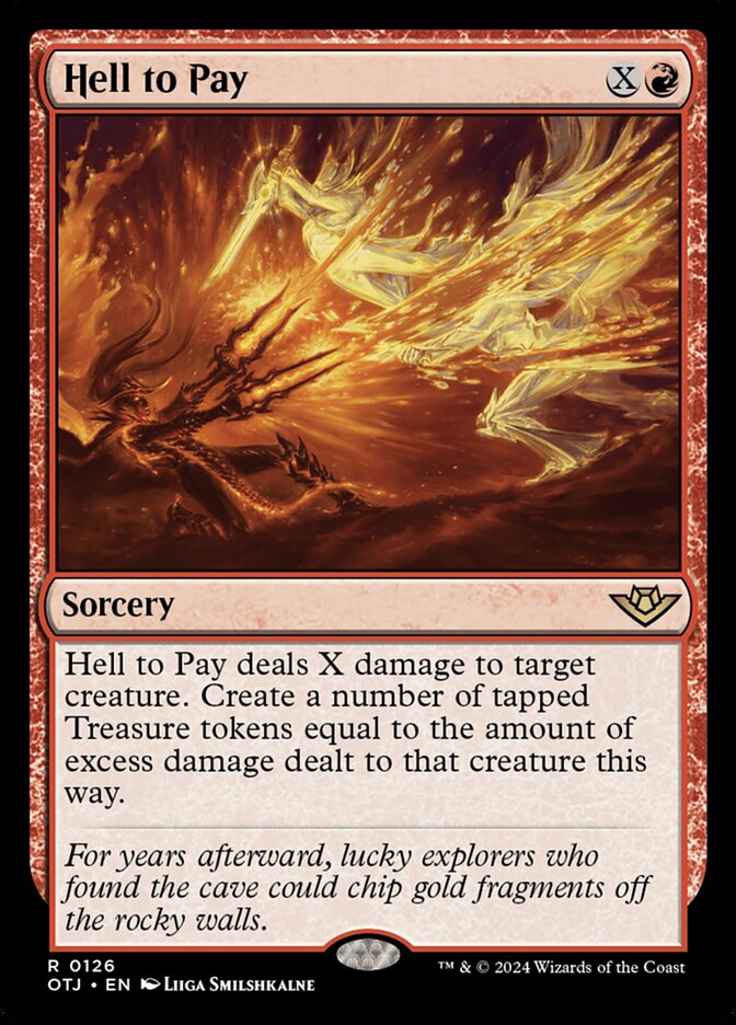 Magic the Gathering Card - Hell to Pay - MTG Circle