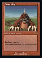 Magic the Gathering Card - Burrowing - MTG Circle