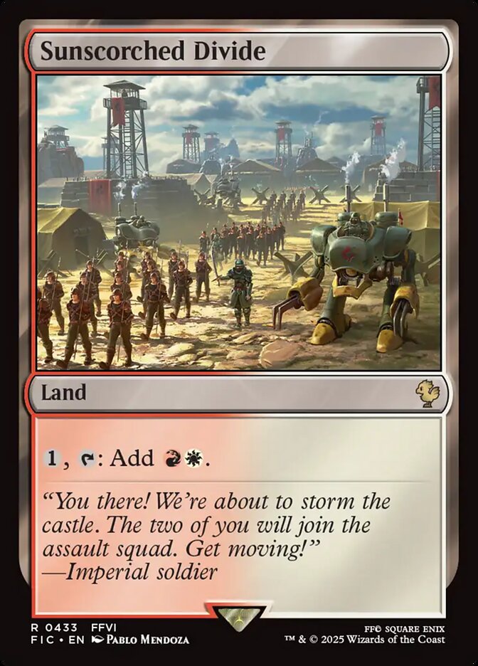Magic the Gathering Card - Sunscorched Divide - MTG Circle