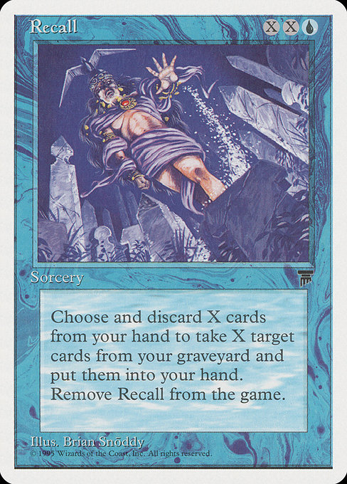 Magic the Gathering Card - Recall - MTG Circle