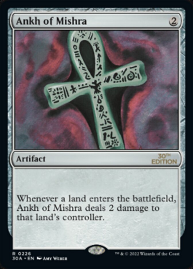 Magic the Gathering Card - Ankh of Mishra - MTG Circle