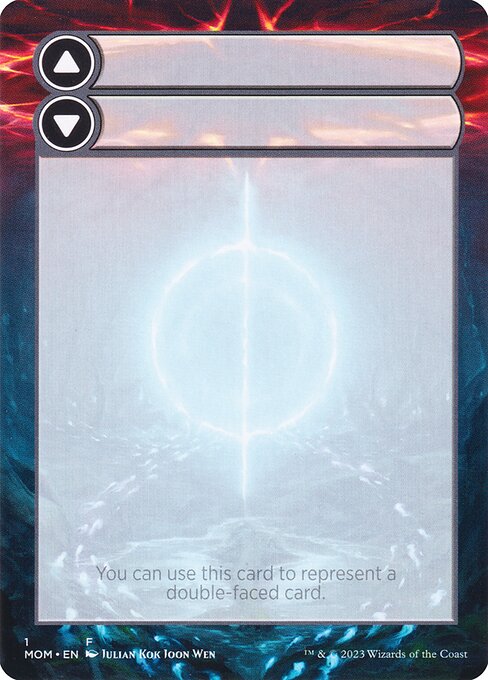 Magic the Gathering Card - Double-Faced Substitute Card - MTG Circle