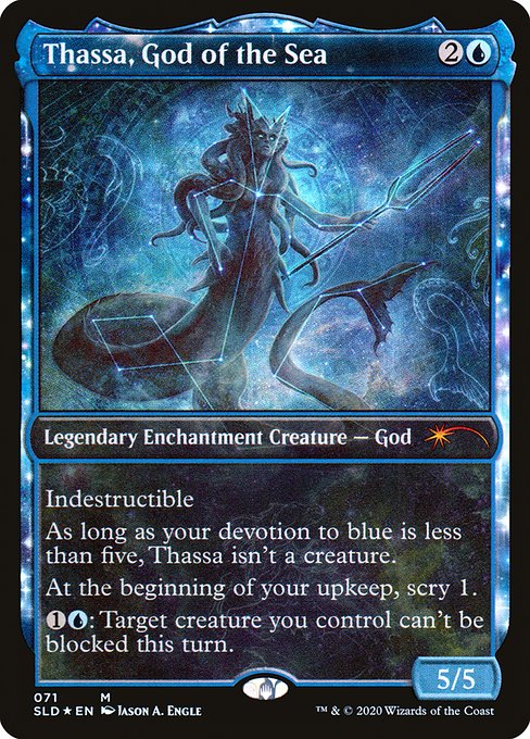 Magic the Gathering Card - Thassa, God of the Sea - MTG Circle