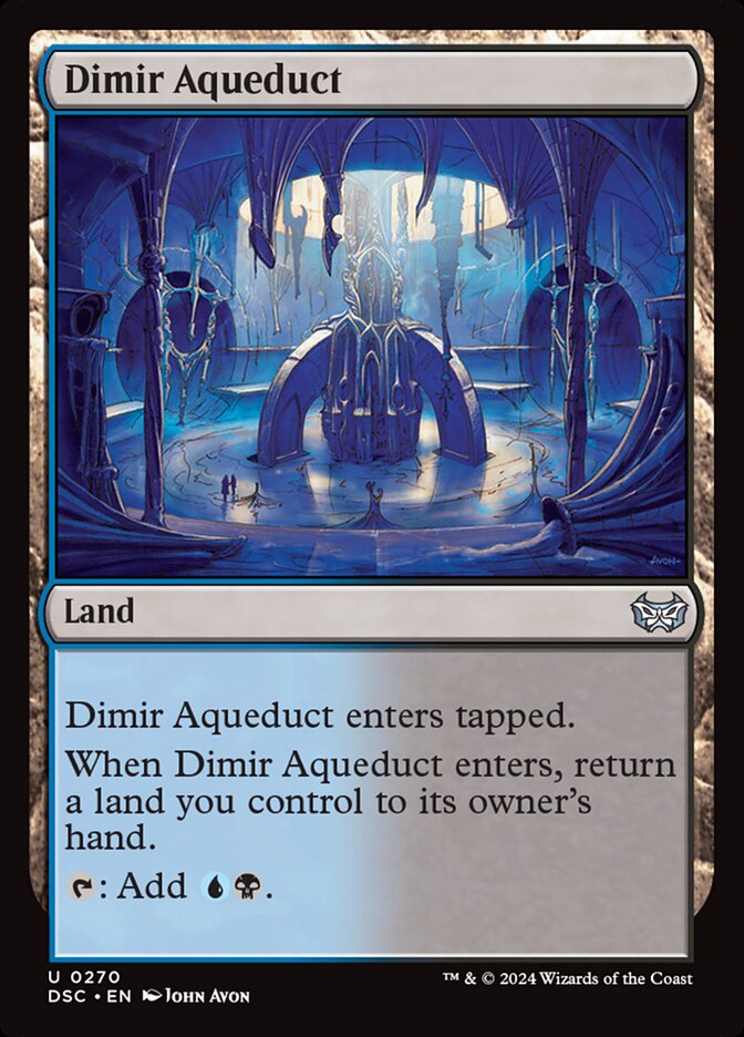 Magic the Gathering Card - Dimir Aqueduct - MTG Circle