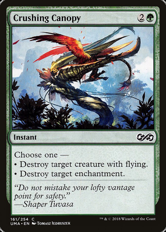 Magic the Gathering Card - Crushing Canopy - MTG Circle