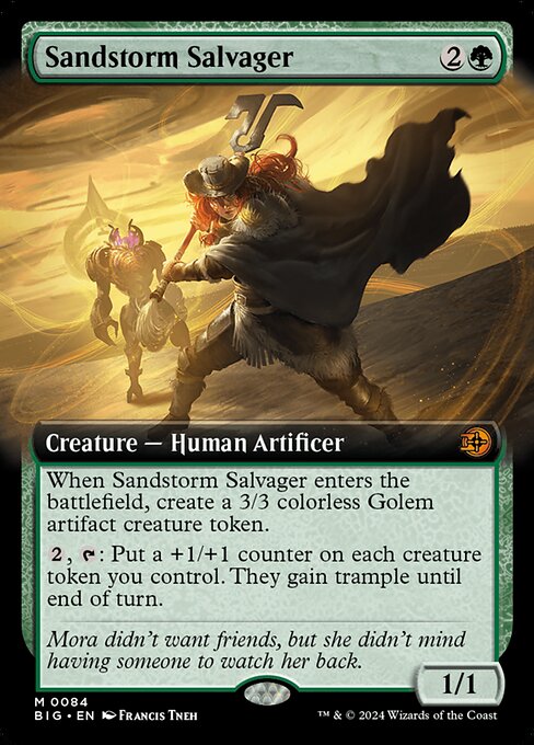 Magic the Gathering Card - Sandstorm Salvager - MTG Circle