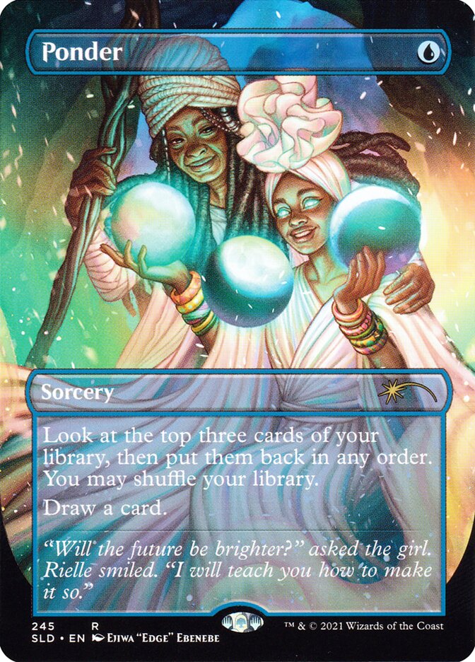 Magic the Gathering Card - Ponder - MTG Circle
