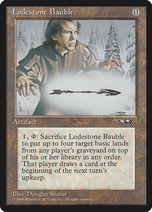 Magic the Gathering Card - Lodestone Bauble - MTG Circle