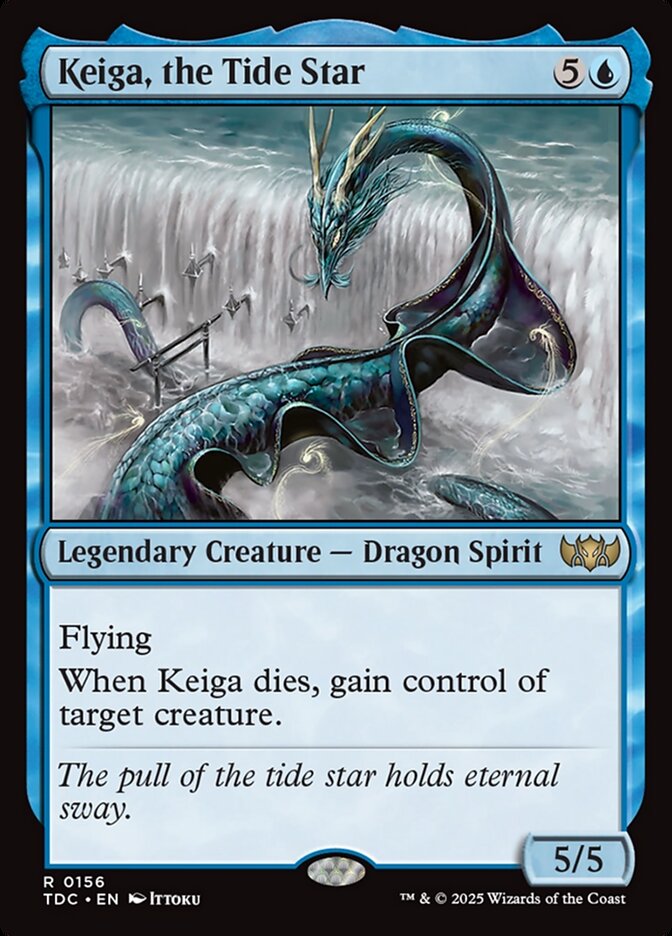Magic the Gathering Card - Keiga, the Tide Star - MTG Circle