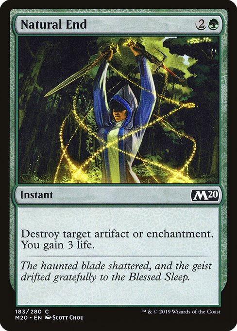 Magic the Gathering Card - Natural End - MTG Circle