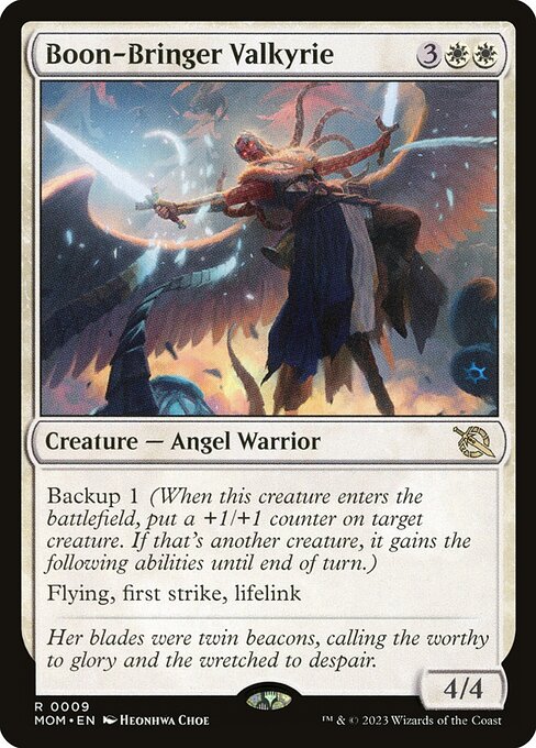 Magic the Gathering Card - Boon-Bringer Valkyrie - MTG Circle