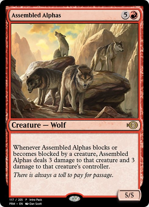 Magic the Gathering Card - Assembled Alphas - MTG Circle