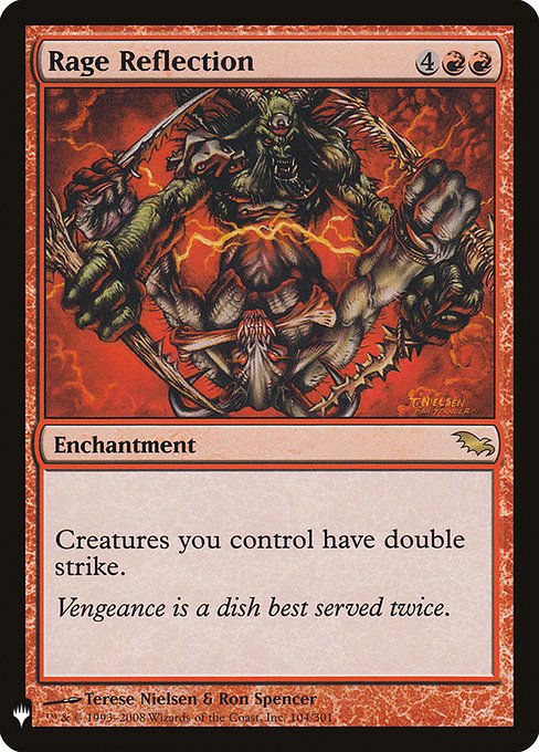 Magic the Gathering Card - Rage Reflection - MTG Circle