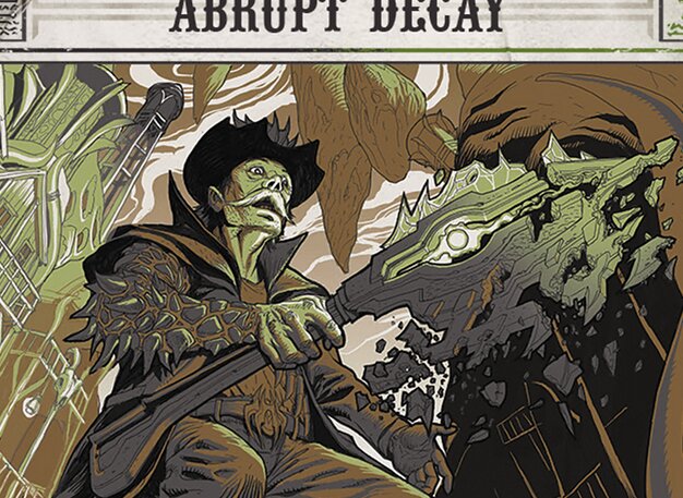 Abrupt Decay